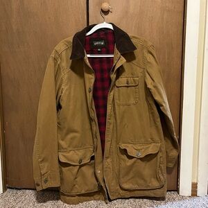 Vintage Orvis Men’s plaid-lined field/work jacket - M